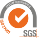 ISO 27001 certified by SGS